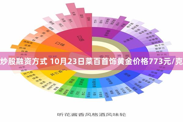 炒股融资方式 10月23日菜百首饰黄金价格773元/克