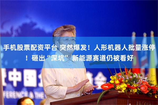手机股票配资平台 突然爆发！人形机器人批量涨停！砸出“深坑” 新能源赛道仍被看好